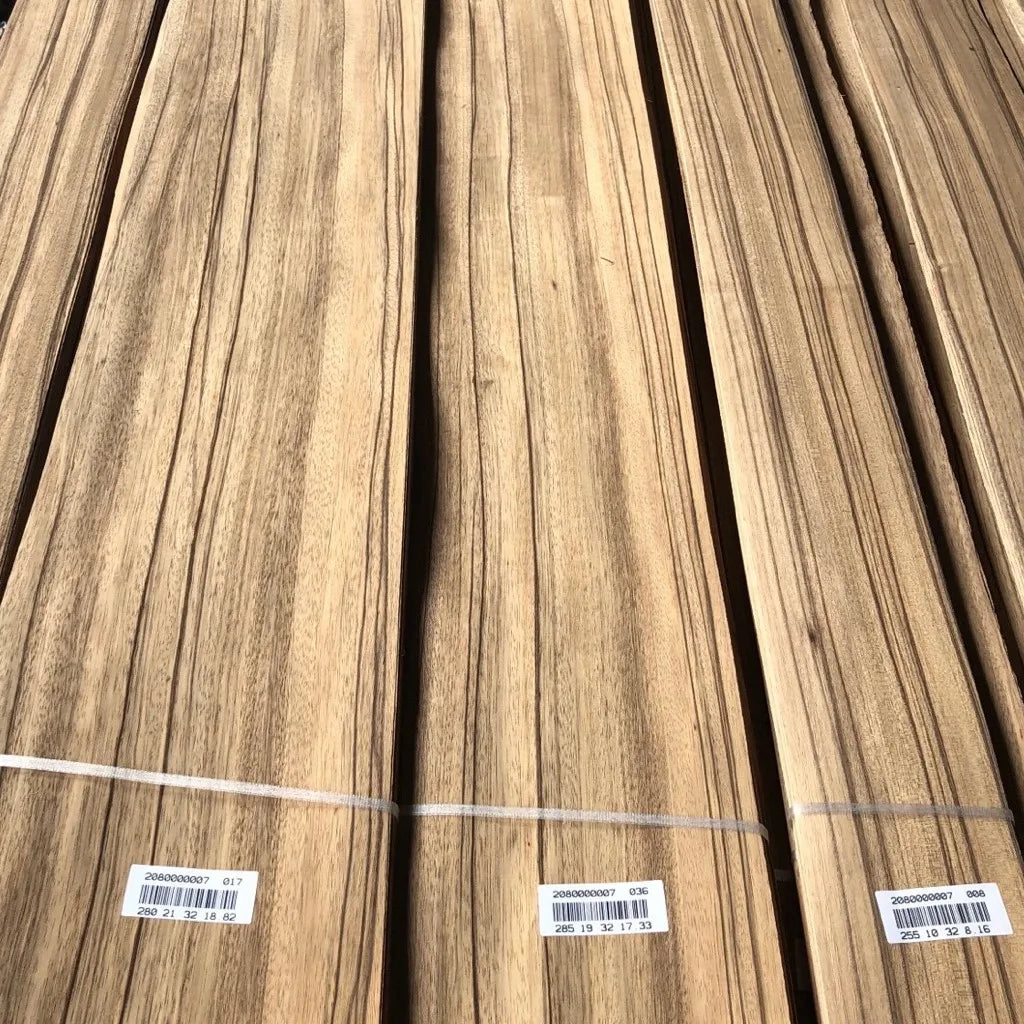 Wholesale 0.45mm Natural Ebony Wood Veneer AA Grade African Walnut Wood Ebony Veneer Wood Sheet for Furniture Flooring