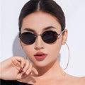 Premium Designer Luxury Unisex Uv400 Pc Lens Travel Gradient Metal Classic Round Shades Sunglasses S31447