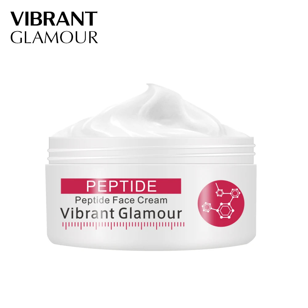Private Label Skin Care Cosmetics Pure Peptide Facial Cream Anti-wrinkle Firming Anti Aging Whitening Peptide Face Cream