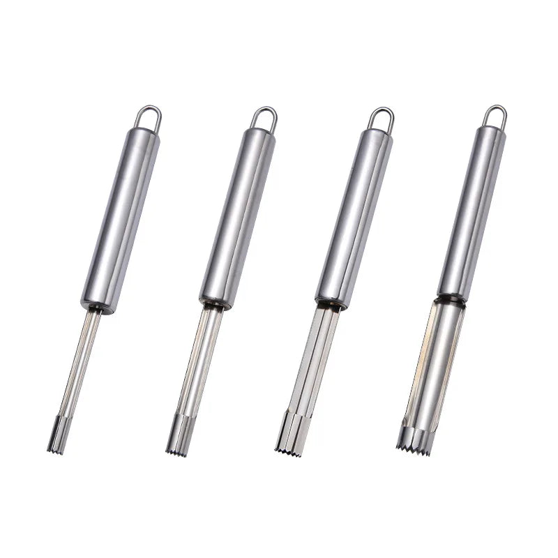 Stainless Steel Fruit Corer and Pitter Multi-Function Core Remover Tools for Pear Cherry Jujube and Red Date
