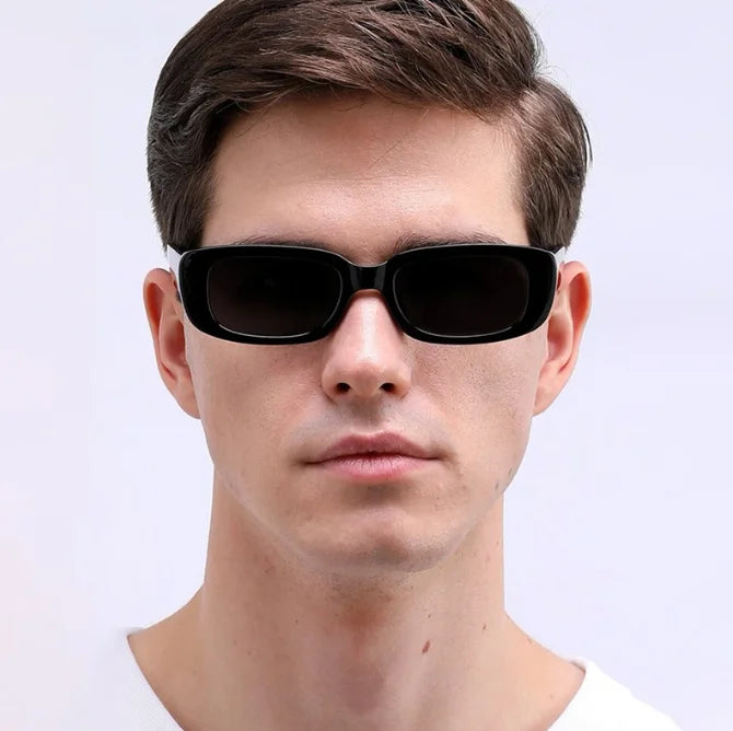 Square Rectangle Sunglasses for Women Men Trendy Vintage Glasses Custom Logo Lentes De Sol Hombre