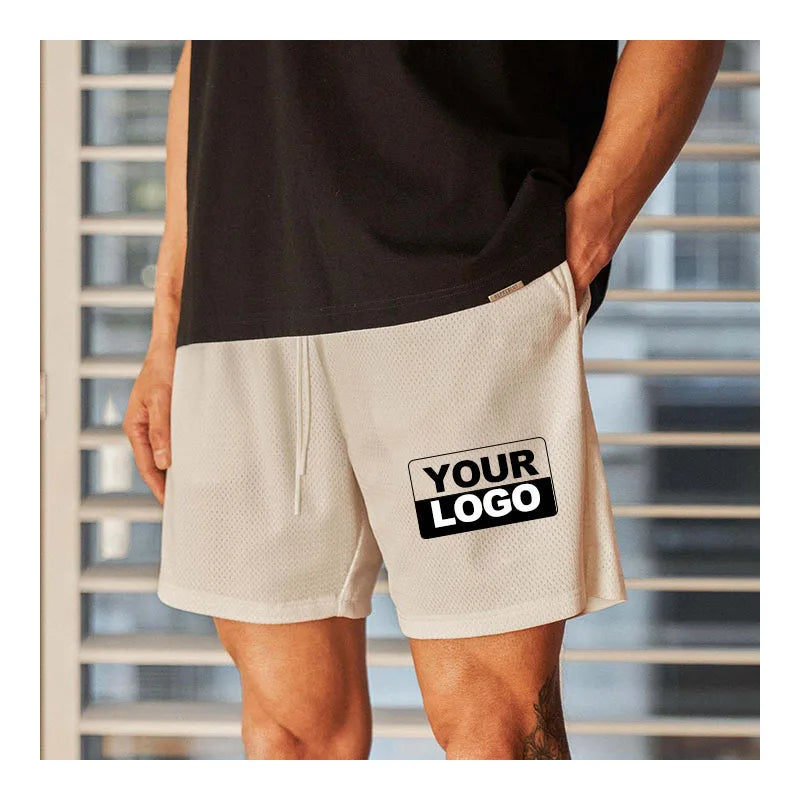 Men's Hot Streetwear  Essential Vintage Shorts Customized Mens Loose Stylish Wholesale Mesh Shorts