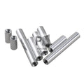 OEM Custom Aluminum Spacer M2.5 M3 M4 Round Aluminum Standoff Rods Sliver Female Threaded Standoff Spacer
