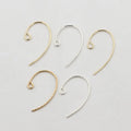 14K Gold Filled French GF Carved Ear Wire Hook for DIY Jewelry Making Earrings Accessories Findings