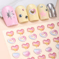 Customized Plastic 3D Nail Stickers Cute Rabbit Egg Design Eco-friendly Non-Toxic for Kids Easter Decoration with Custom Logo