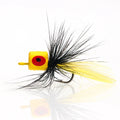 5PCS Size 10 Popper Fly Hook Fishing Bait Lure with Barbed Hook Trout Bream Pike Flies Floating Foam Lures Fishing Gear MegaBDM