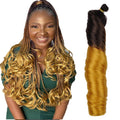 150g Silky French Curl Wavy Hair Braids Pony Style Wave Crochet Braid Hair Extensions Spiral Curls Loose Wave Braiding Hair