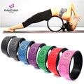 Custom Printed TPE & PU Yoga Wheel Accessory for Fitness Exercise Balance Training