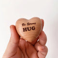 Wholesale Custom Logo Precious Heart Shape Beech Wood Souvenir Wedding Gift Wooden Handmade Article for Decoration