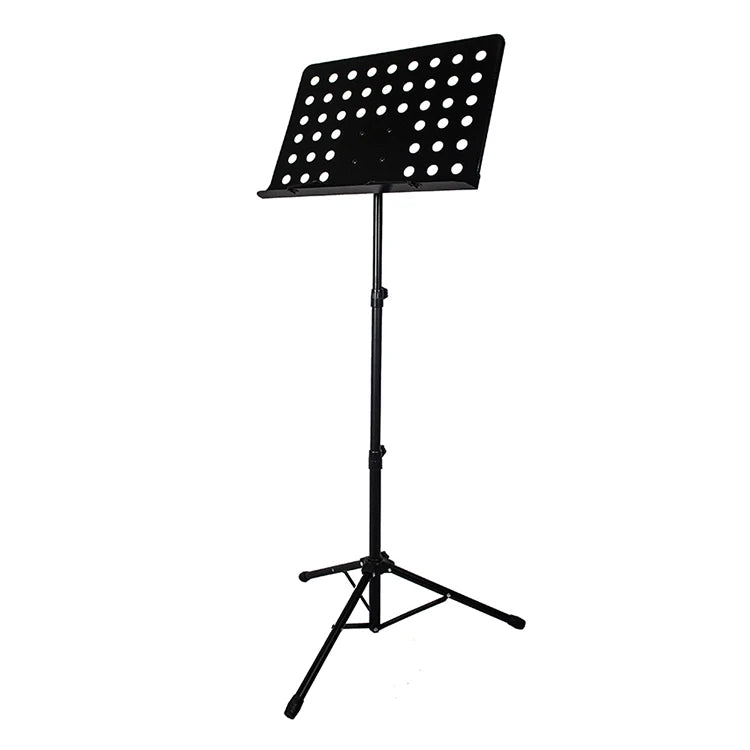 Hricane Telescopic Detachable Music Stand Adjustable Cantilever Design Portable Compact Black Metal Bassoon Stand for