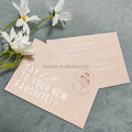 Luxury High Quality 10*15cm Special Paper Custom Birthday Card Bulk Thank You Card Greeting Cards