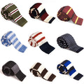 Slim Necktie 5.5cm Knit Narrow Neck Ties Knitted Woven Men Tie for Men Business