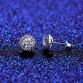 CZCITY Beautiful 925 Silver Moissanite Gra VVS Diamond Trendy Fancy Jewelry Earing for Girl S925 Earring