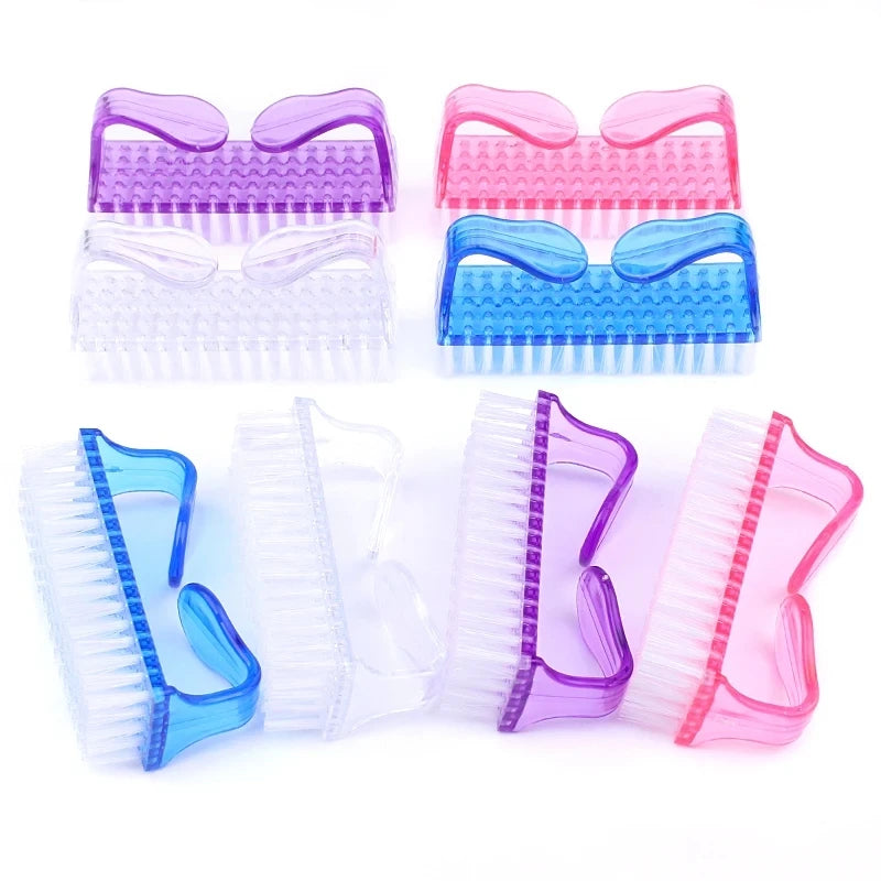 Handle Grip Nail Brush Big Size Fingernail Scrub Cleaning Brushes for Toes and Nails Cleaner Pedicure Brushes for Men and Women