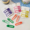 2023 Korean Candy Beauty Cute Sets Duck Bill Clip Hollow Hair Pins Barrett for Girls