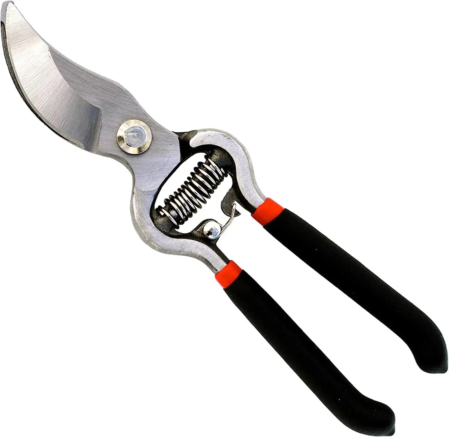 Bypass Pruning Shears Heavy Duty Forged Steel Garden Pruners Safety Lock Anti-Slip Grip Clippers for Branch Cutting