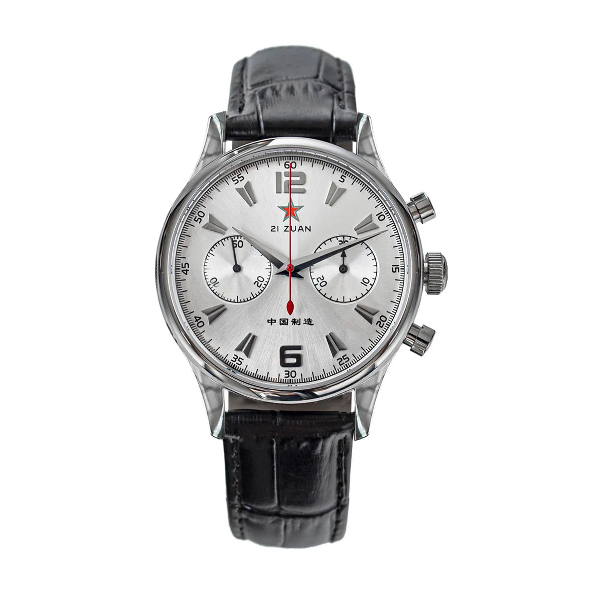 Stock Free Ship Luxury Sapphire 5atm Seagull St1901 pilot Aviation Chronograph Mechanical Movement Watch Man for Sale