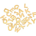 100Pcs Stainless Steel Haplopore Formal English Alphabet Mixed Loading Charms Pendants for Necklace Bracelet DIY Jewelry Making