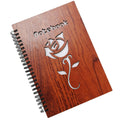 Red Oak Wood Hard Cover Notebook  Journals and Blank Notebooks