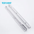 TOPCENT Furniture Hardware Cabinet Rails Roller Drawer Runner Telescopic Channel Drawer Slides With Roller