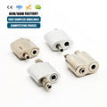 Modern Design Brass Silver Circular Bidirectional Cable Clip for Light Lifters-Quick Adjustment of Cable Holder