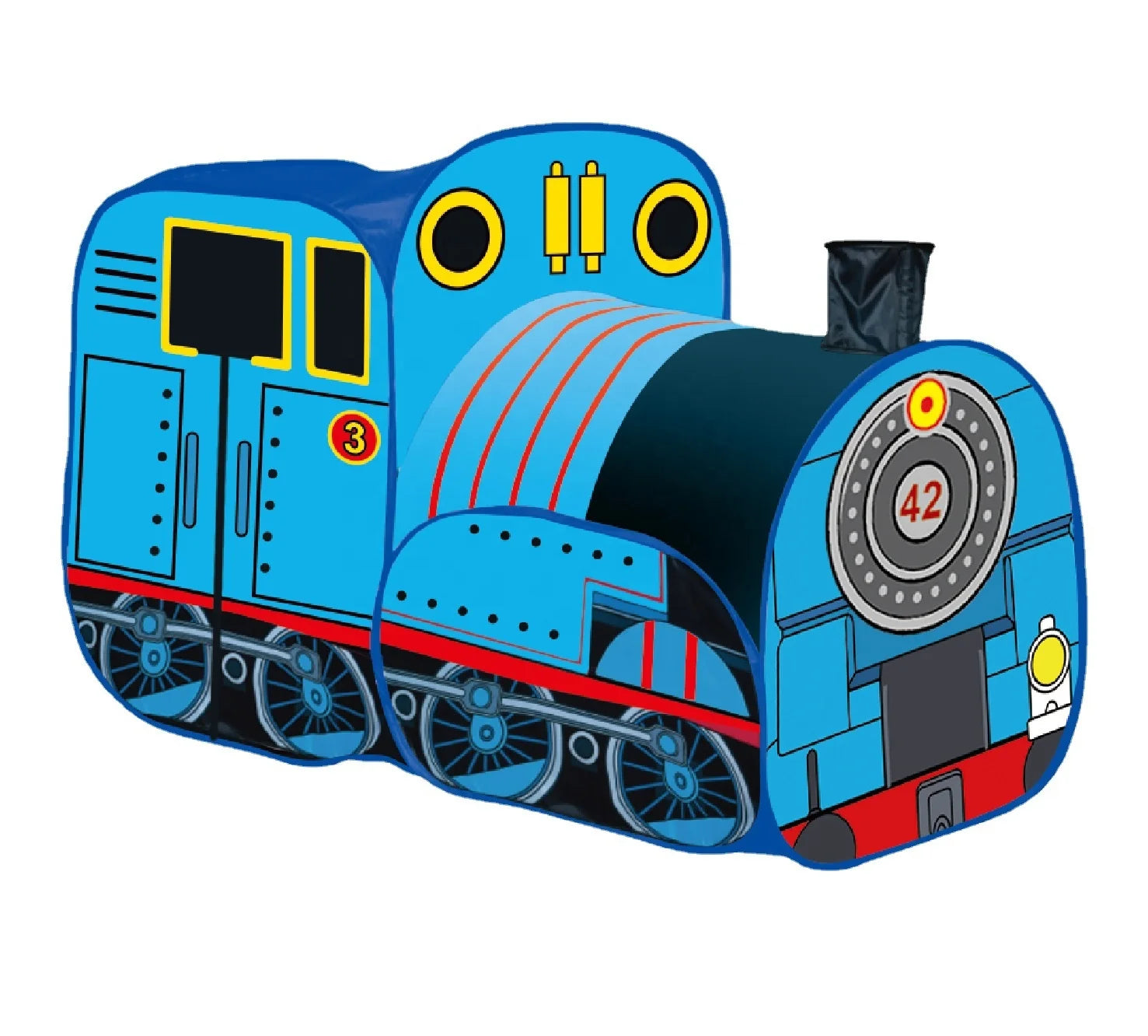 Kid's Cartoon Train Children's Tent Play House Indoor Baby Playground Tent