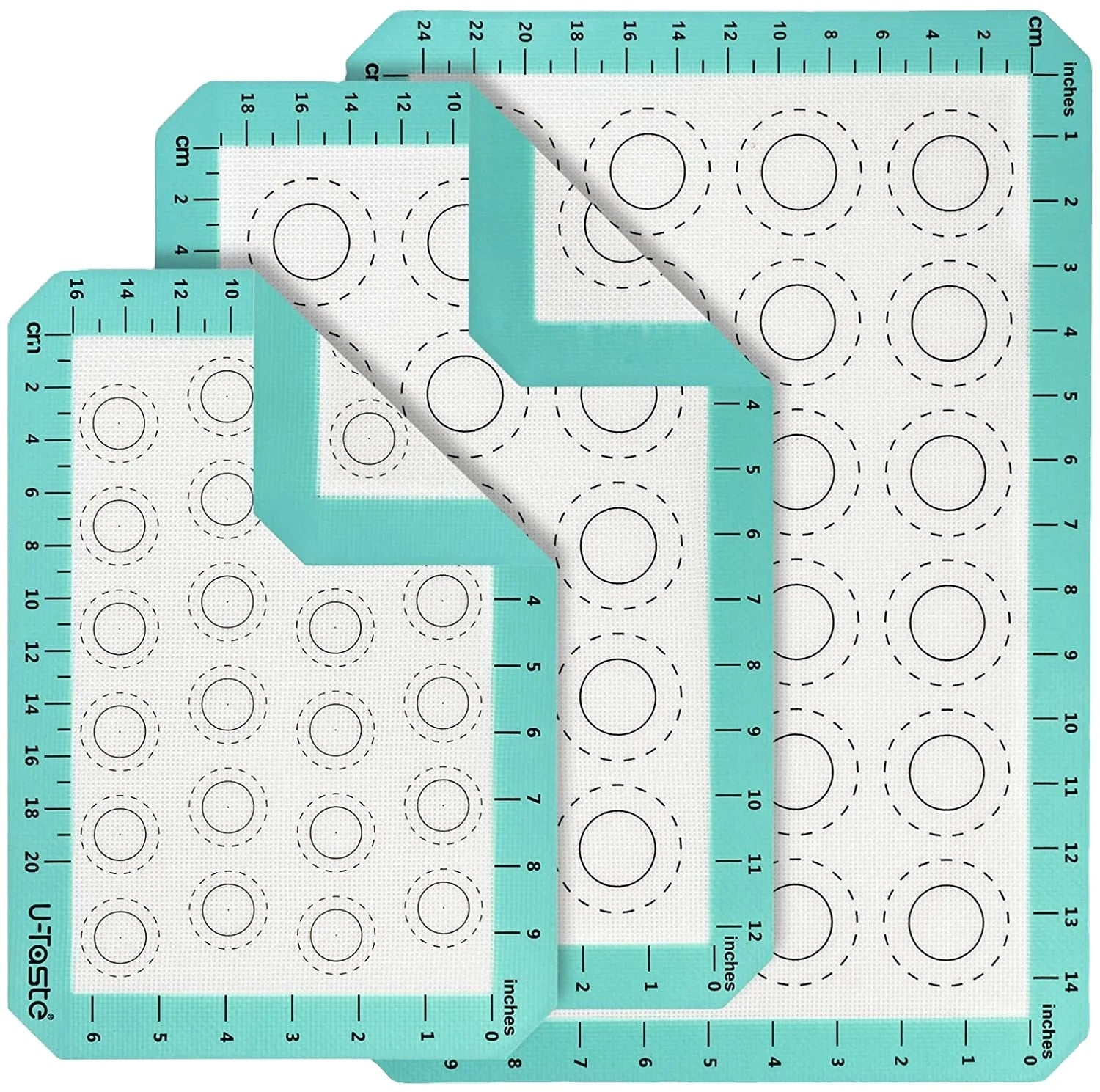 Reposteria Kitchen Food Safe  Non Stick Reusable Easy to Clean Rectangle Customized Flat Wholesale Silicone Baking Mat
