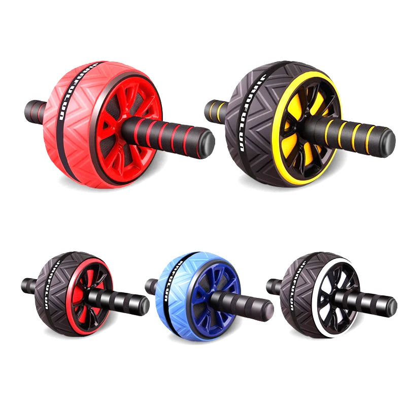 ZJFIT Ab Wheel and Knee Mat Set Economical Bodybuilding and Muscle Exercise Gym Equipment for Abdominal Roller Training