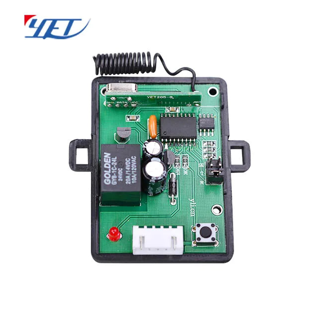 YET405PC-1 433mhz 1 Channel  Long Range Wireless Receiver for Sliding/Automation/Barrier/Retractable/Access/ Garage Door