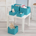 Polypropylene Ribbon Woven Waterproof Eco-Friendly Fabric Storage Basket Clothes Organizer Cover for Cosmetics Sundries Jewelry