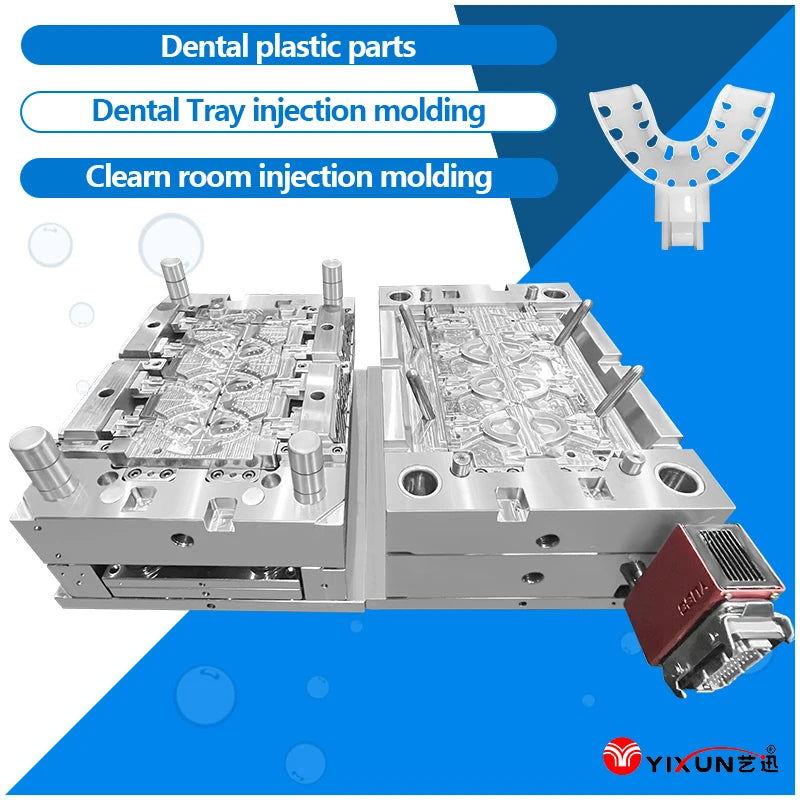 Medical Instrument Tray Divided Tray Mold Injection Tooling and Molding Tooling Dental Plastic Factory Plastic Molding
