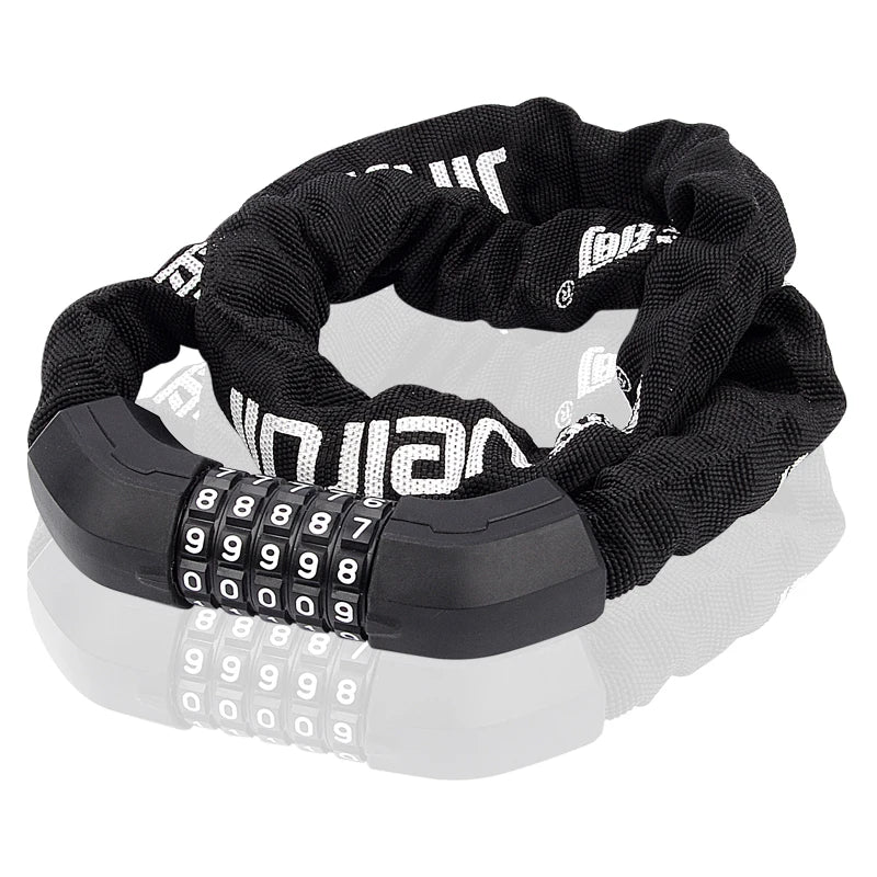 ZOYOSPORTS Bicycle Cable Coded Lock 5-Digit Code Coloured Combination Bike Lock High Security Safe Chain Lock