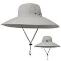 Wholesale Custom Large Brim Fishing Hiking Camping Bucket Boonie Hat