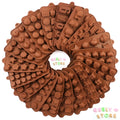 Hot Sale Rectangle Silicone Chocolate Molds Baking Tools Decoration Non-stick DIY Fondant Cake Mould Jelly and Candy Mold