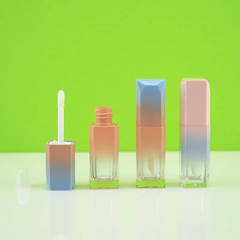 1 2 3 4 5 6 7 8 9 10ml  Plastic Cosmetic square  Gradient Color 5ml  Lip Balm Tube  Lip Balm Bottle  Lip Glass Bottle