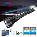 TrustFire T90R LED Torchlight 1600 Meters Long Distance Rechargeable Tactical Hunting Flashlight With Magnetic Mount for Outdoor