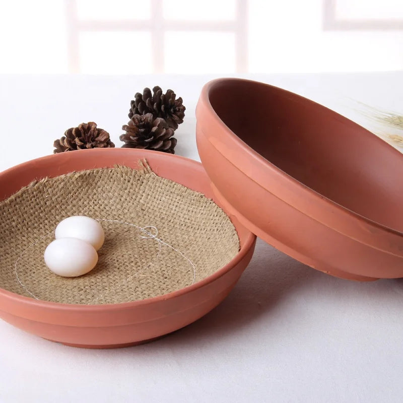 Pigeon Gear Supplies Pigeon Purple Sand Plastic Brood Pot Egg Nest Breeding Nest Hatching Nest Pot
