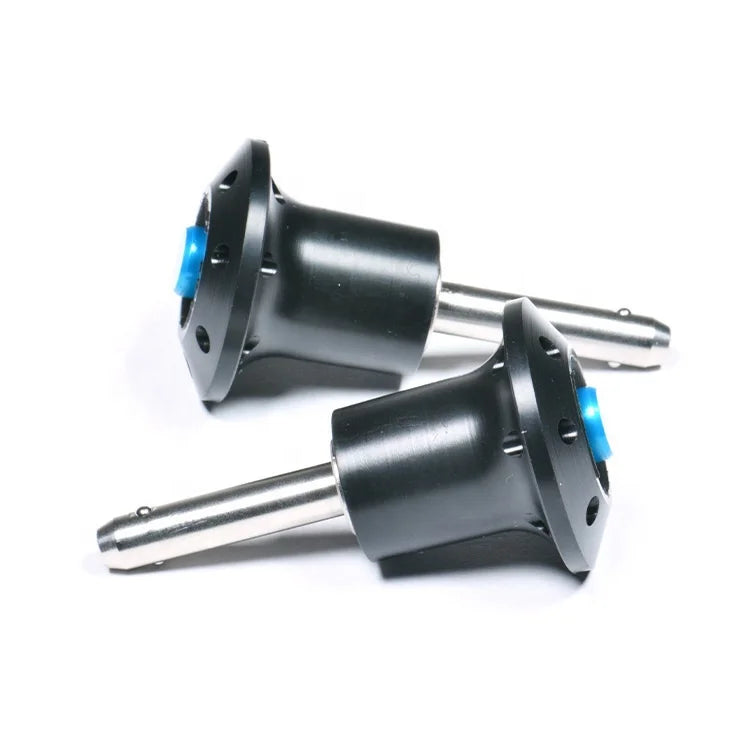 Stainless Steel SS304/316 Metric Size M5-M16 Flat Round Head with Holes Button Handle Quick Release Ball Lock Pin Industrial Use
