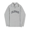 Quality Button Collar Men's Sweatshirt Jumper Polyester/Cotton Custom Embroidery Print Pullover Autumn Oversized Fleece