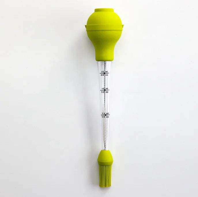 Kitchen Paradise Eco-Friendly Heat Resistant Silicone Barbecue Cooking Set with Bulb Stand up Roasting BBQ Turkey Baster
