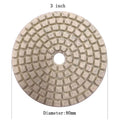 80mm 3inch wet diamond polishing pad grinding disc for granite marble quartz concrete stone