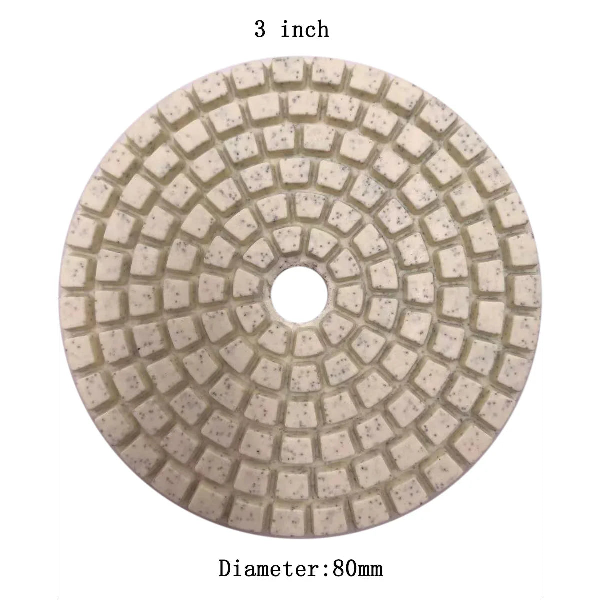 80mm 3inch wet diamond polishing pad grinding disc for granite marble quartz concrete stone