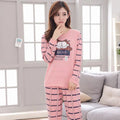 Women's Pjs Sets Custom Graphic Print Cartoon Sleepwear Women Pajamas