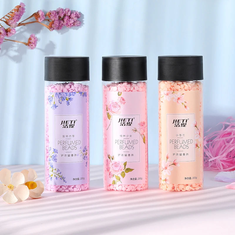 Eco-friendly Laundry Scent Beads Granule Increase Clothing Aroma Refreshing Supple Water Soluble Laundry Beads Scent Booster