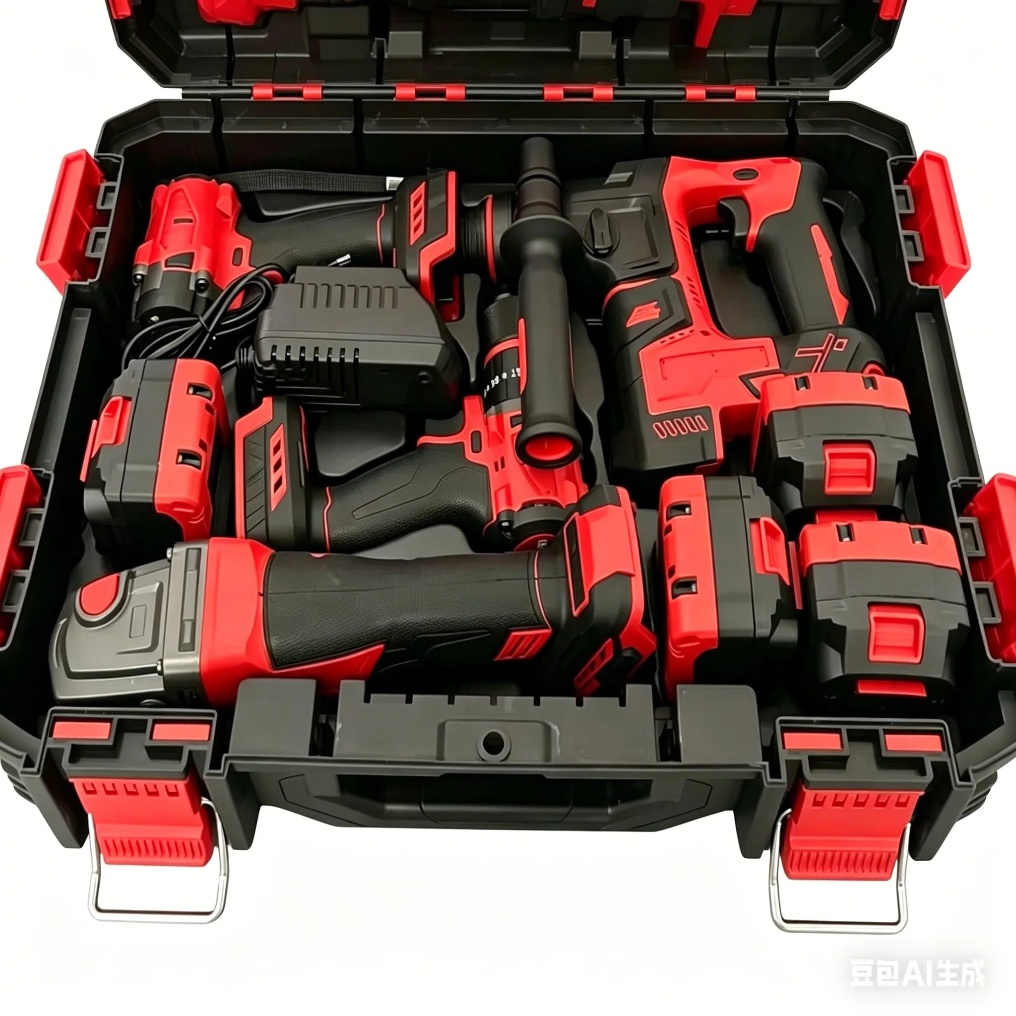 Ready to Ship Professional 20V 4 in 1 Li-ion Battery Electric Wrench Cordless Drill Electric Tool Set Combo Set