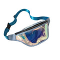 Wholesale Clear PVC Bum Bag Fashion Reflective Transparent Waist Bag Waterproof Fanny Pack Laser Waist Pack for Women