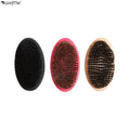 Wanmei Hot Sale OEM Natural Wooden 100% Boars Bristles Black Men Wooden Beard Brush