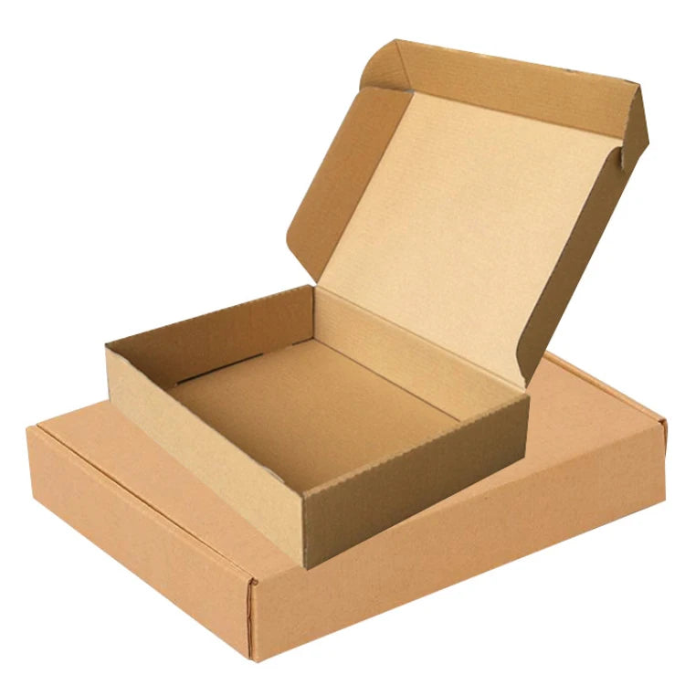 Custom Logo Eco E Flute Corrugated Cardboard Paper Large Packaging Shipping Mailer Box