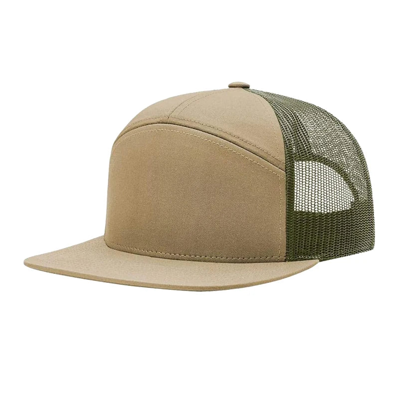 Wholesale Customized Logo Waterproof Trucker Hats Jersey Terry Unisex Snapback Flat Brim Baseball Caps for Promotion Activities