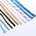 Customized Braided Cotton Rope Drawstring for Hoodies and Pants Round Pattern Versatile Use in Shoes Bags Packaging Garments